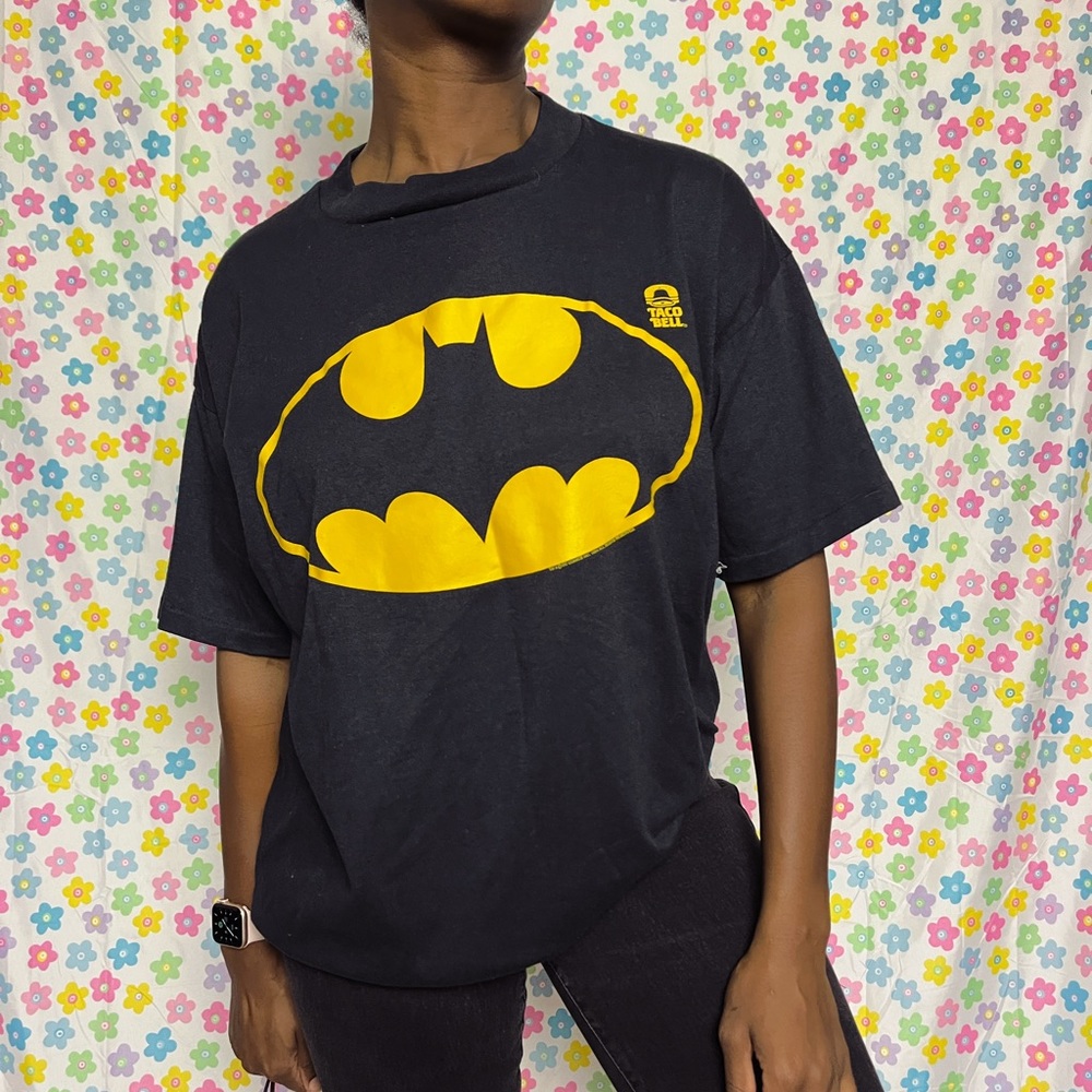 Vintage batman 1989 tacobell T-shirt. No flaws! Mens size XL.